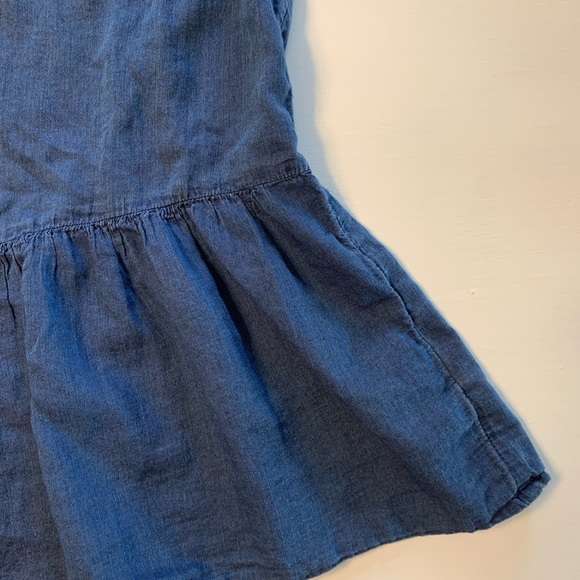 Denim Peplum Tank - Picture 3 of 4